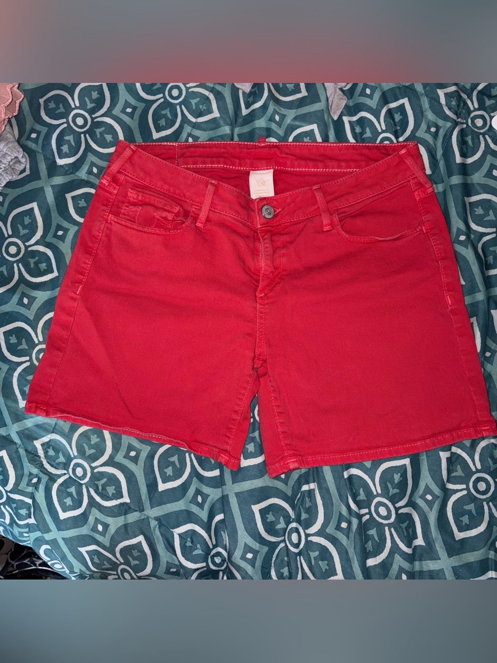 True Religion Cassie colored denim shorts